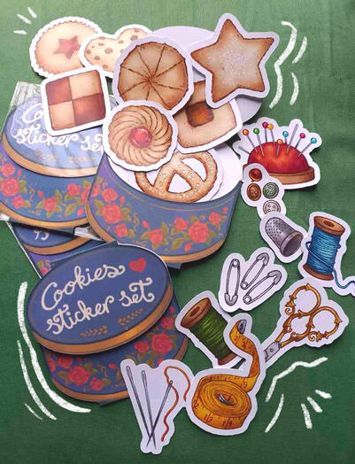 Cookies surprise sticker set