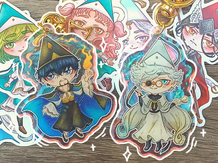 Atelier charms/stickers